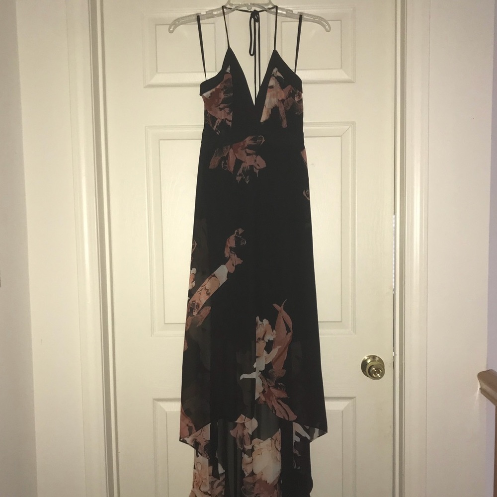 High-low floral sundress